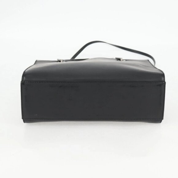 GUCCI Bamboo Hand Bag Leather 2way Black 002 1016 Auth 133424 - Picture 6 of 16